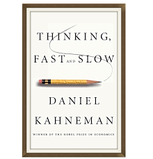 front page of the book "thinking fast and slow "